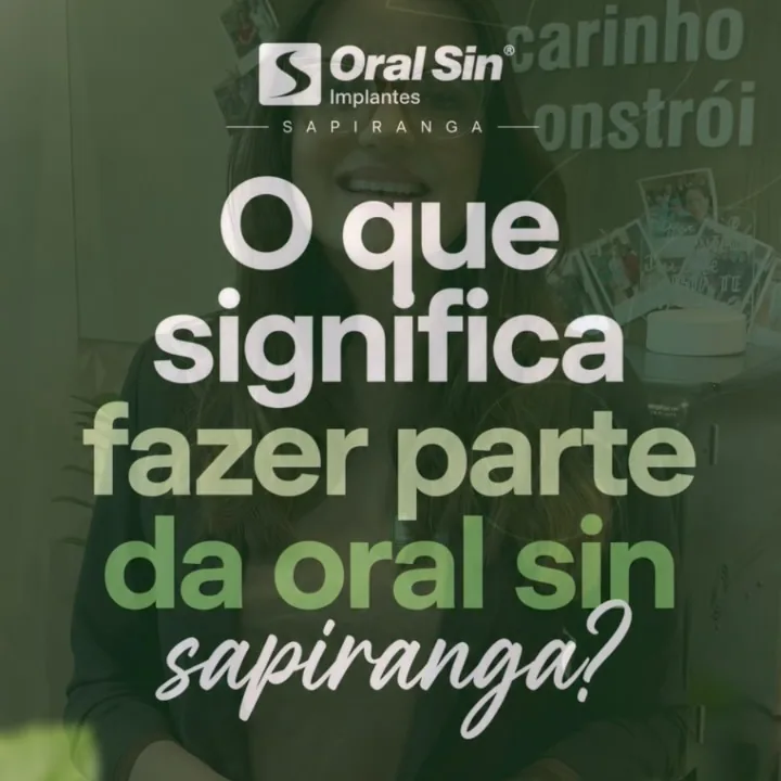 Fazer parte da Oral Sin Sapiranga é fazer parte de uma família, cuidar com carinho e transformar vidas através de cada s